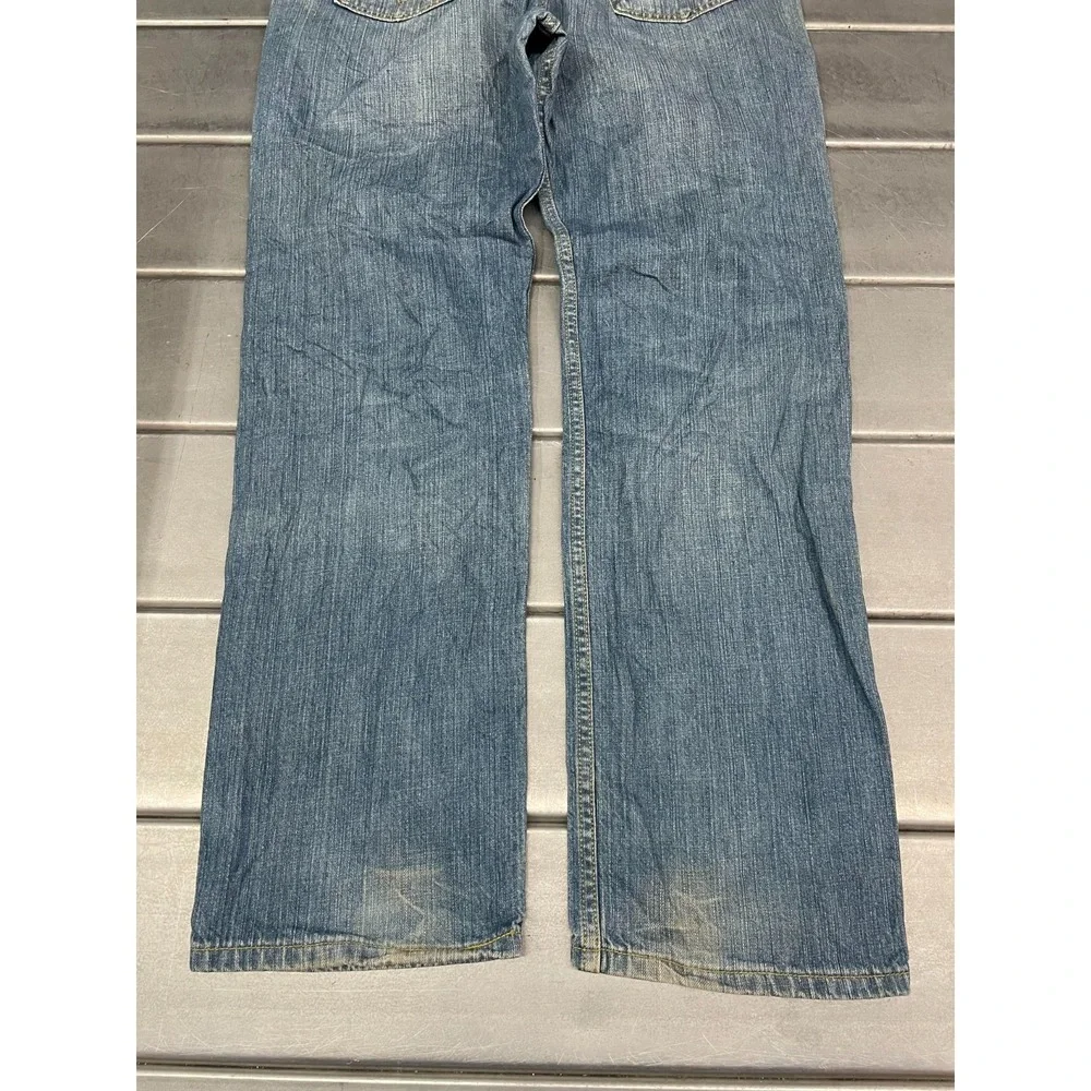 VTG Levis 751 Jeans Mens 36X32 Blue Medium Wash Denim Straight Leg 100%‎ Cotton